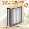 30L Toilet Paper Storage Basket with Lid, Hold Up to
