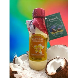 Pure Naturally Fiji Frangipani Infused Coconut Oil 300ml