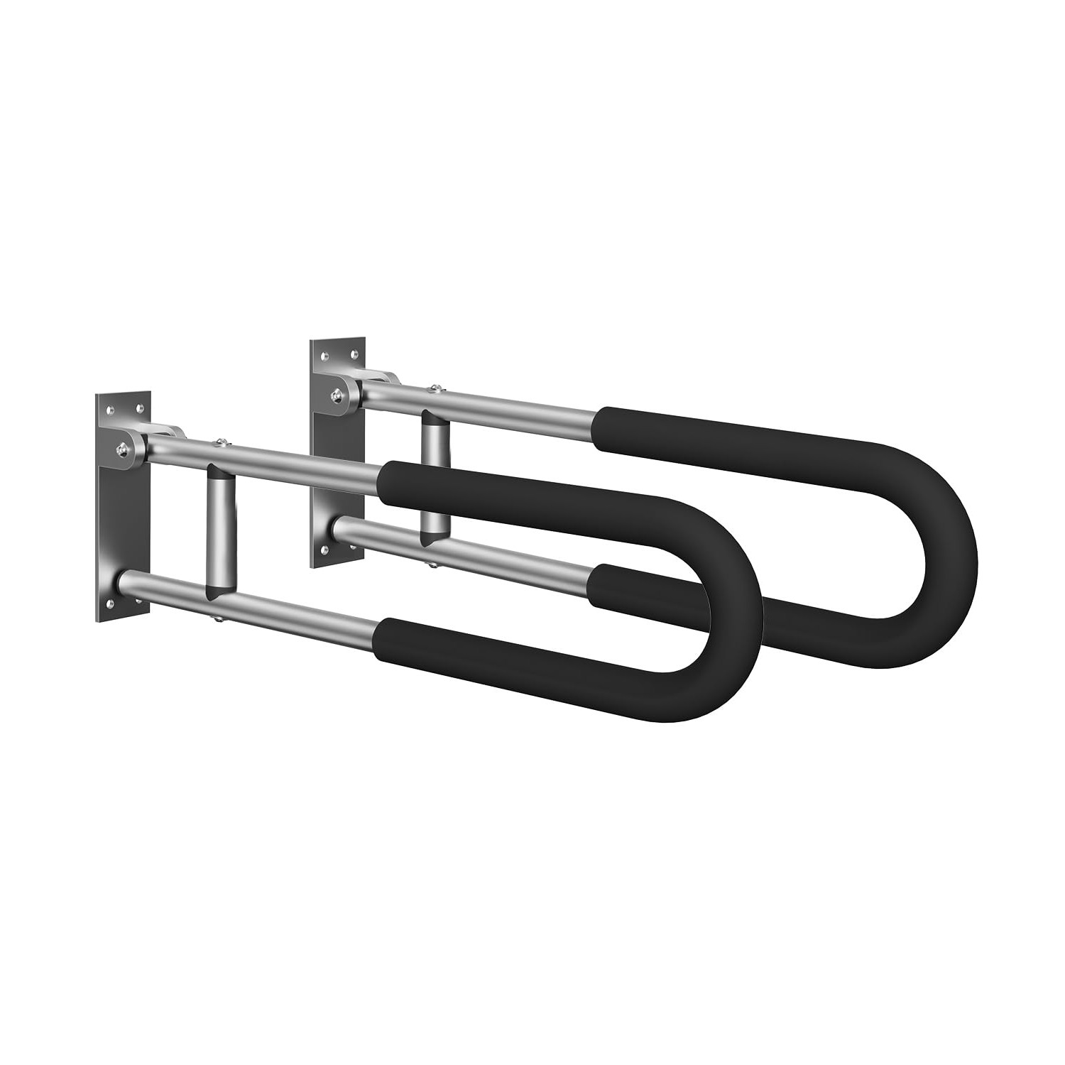 Botabay Handicap Grab Bars Rails 23.6 Inch Toilet Handrails Bathroom ...