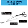 XILEWHZF Aquarium Scissors, 13.8" Aquarium Scissors Extra Long