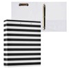 IHCVHQX 3 Ring Binder 1.5 Inch Binders Black and White