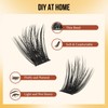 Cluster Lashes QUEWEL Individual Eyelashes 168 Pcs Lash Clusters Thin