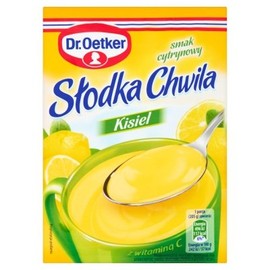 Dr.Oetker Kisiel Slodka Chwila Hot Jelly Dessert: LEMON Pack of 5