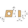 Kyocera PV710 PVD Thermet CMT CCMT09T302HQ Lathe Chip [Pack of