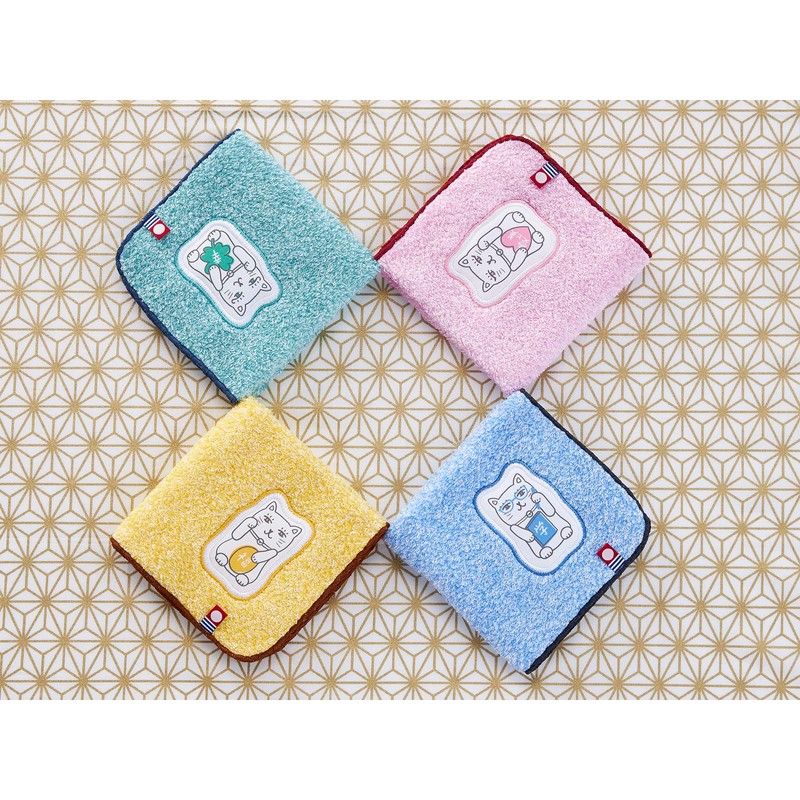 Kosugizen IMHK-80PC Mini Handkerchief, Maneki Neko (Maneki Neko), 9.8 x