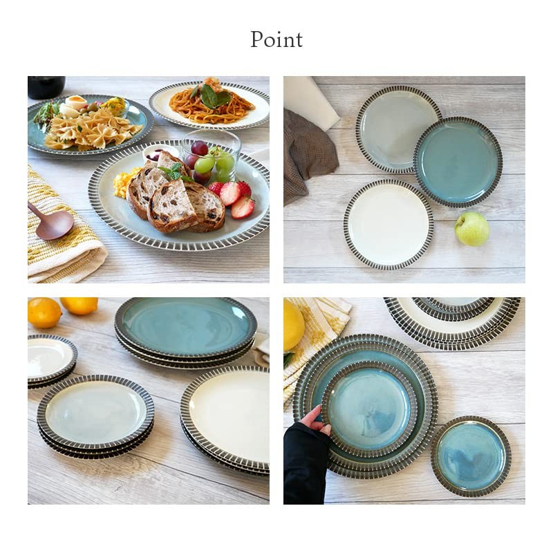 East Table Plate LL 9.8 inches (25 cm) Rim Tokusa