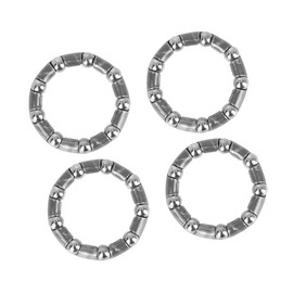 A ABSOPRO Bicycle Bearing Holder 31 mm Crank Bearings Wheel Steel Pack of 4