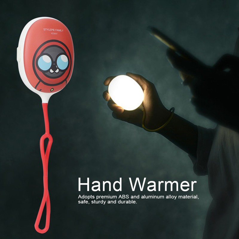 Portable Cute Animal Pattern USB Charging Hand Warmer LED Lamp