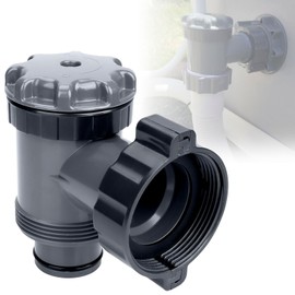 Plunger Valve for Intex Pools, Plunger Valve Connection Pool Pump Hose of 38 Compatible, Above Ground Pool Filter Pump On Off Plun-ger Val-ve Part, Hose Plun-ger Drain Val-ve for Coleman, Intex