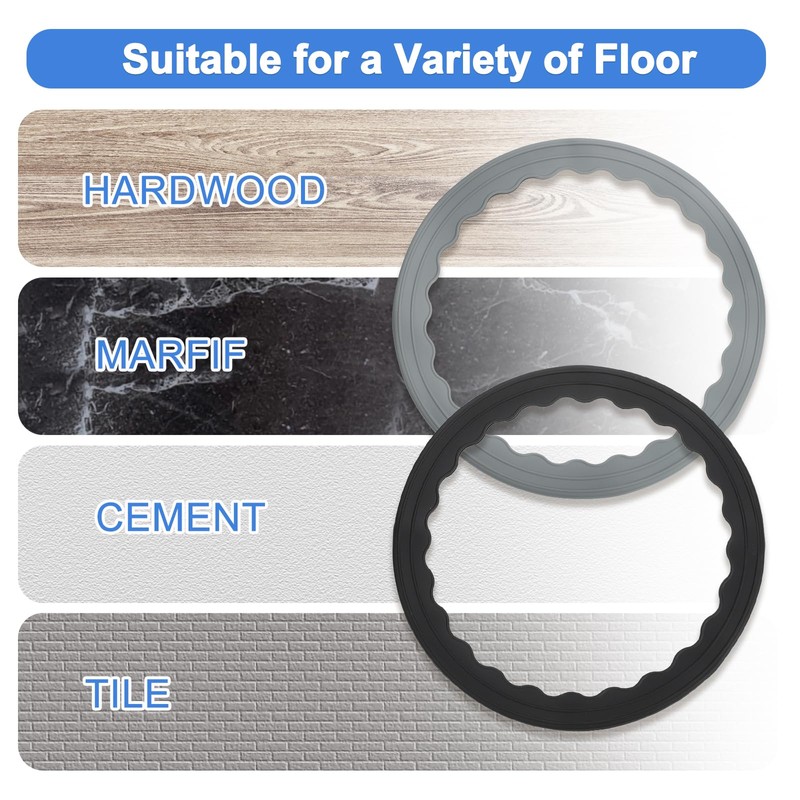 uxcell 4 Pcs Bar Stool Leg Protectors Ring Non Slip