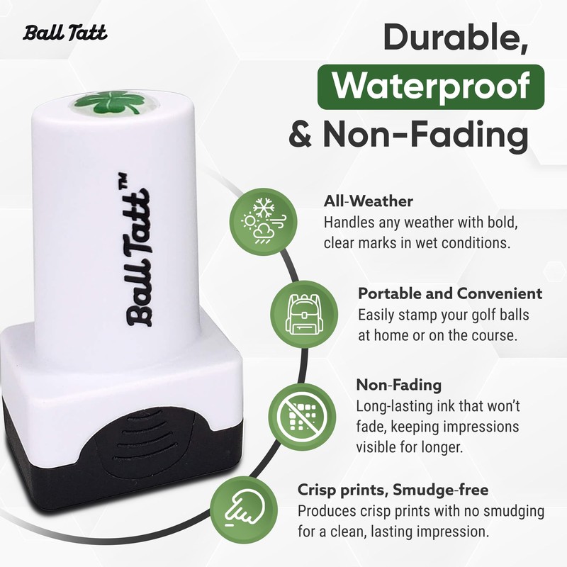 Golf Ball Stamp, Self-Inking Golf Ball Stamper, Golf Ball Marker,