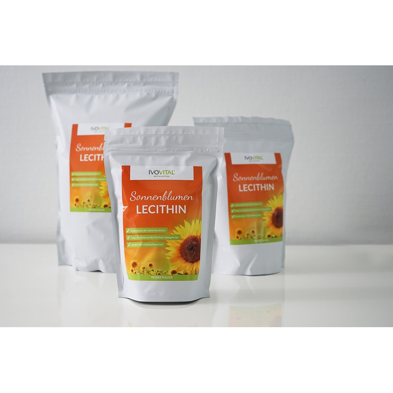 Sunflower Lecithin Powder, IVOVITAL® (Allergy-Free and GMO-Free) (1200 g)