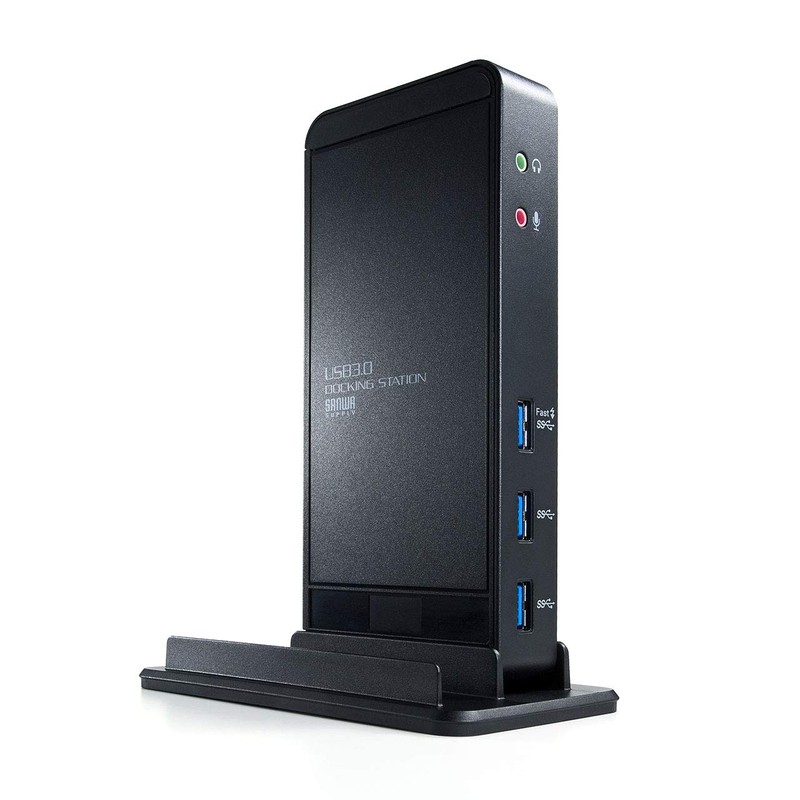 Sanwa Supply USB-C VDK3 USB 3.0 Docking Station with Tablet