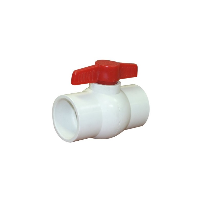 Valterra 700-20 PVC Ball Valve, White, 2" Slip