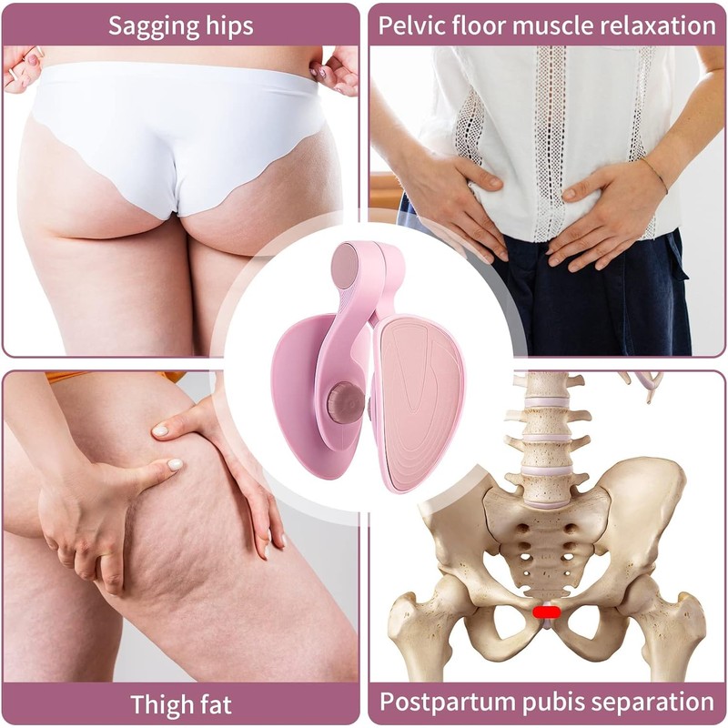 Thigh Exerciser, Inner Thigh Exercise Equipment,Pelvic Floor Trainer,Inner Thigh Exercise