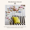 MACKENZIE-CHILDS Butterfly Duo, Hanging Butterfly Wall Decor, Black-and-White Courtly Check,