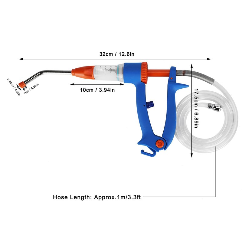 Automatic Livestock Syringe | 20ml Poultry Syringe Equipment - Veterinary