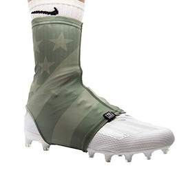 TD Spats - Fundas para tacos de fútbol - Envolturas premium para tacos | para fútbol, fútbol, hockey de campo o césped, Oro de Nueva Orleans, Large