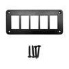 5 Way Rocker Switch Panel, Aluminium Rocker Toggle Switch Housing