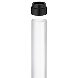 Diodesy- Pack of 10 F32T8 Tube Guard 4 Foot T8 Fluorescent Tube Guard with End Caps, Fluorescent Safety Sleeve, 28W, Linear Clear Tube Lamps Sleeves
