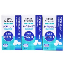 LION Systema, Dental Use, Oral Health Tablet, 90 Tablets (3 Boxes)
