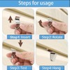 Vinyl Siding Hooks for Outdoor Hanging, 10 Pack, Stainless Steel,