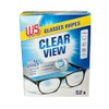 W5 Glasses Lens Cloths 52 Pcs Wipes Cleaning Glasses Camera