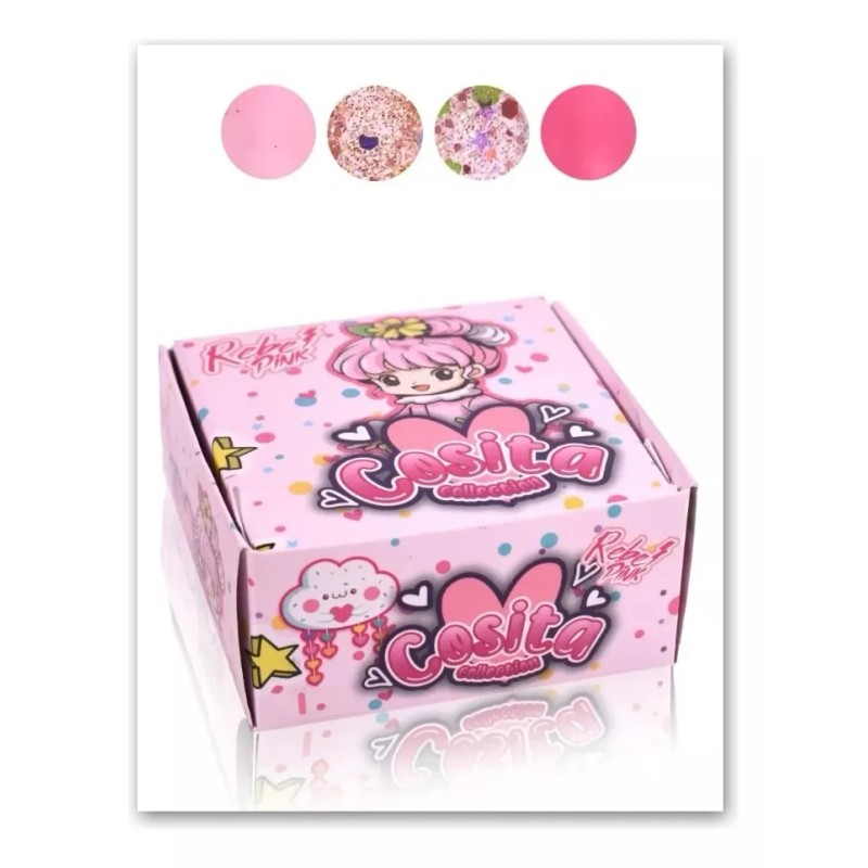 Rebel Pink Cosita De Rebel Pink Coleccion De 4 Acrilicos