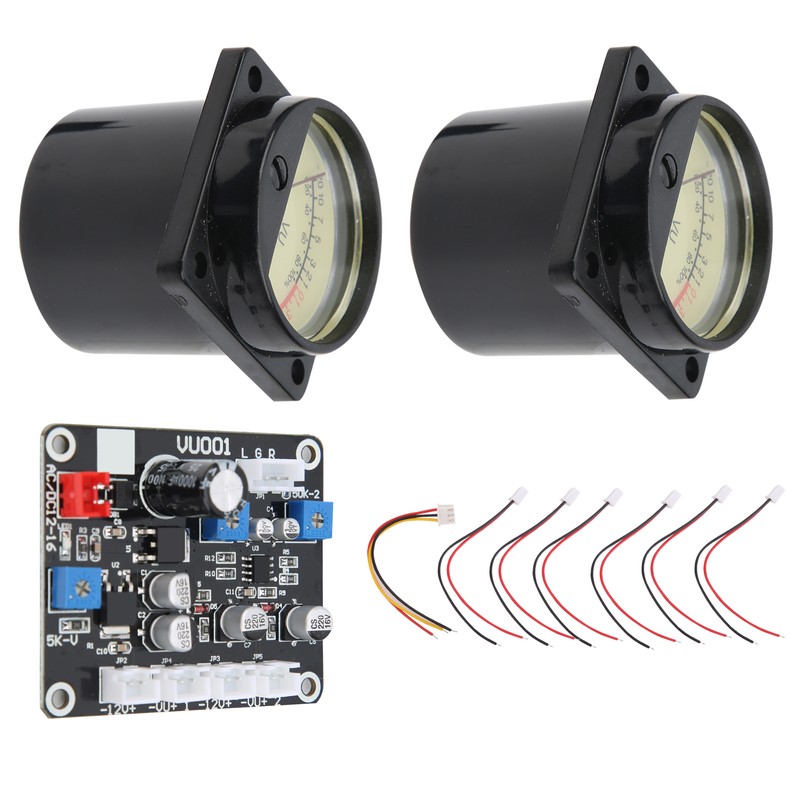 TS-DB35-Q 2PCS VU Meter with Driver Board DB Meter Sound