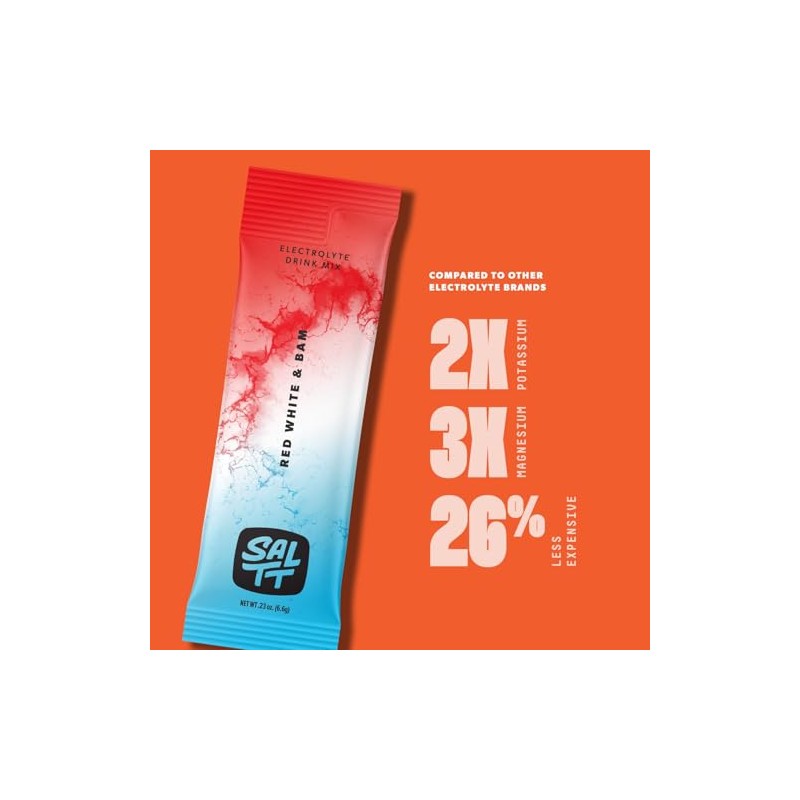 Keto Chow Mezcla de bebida en polvo con electrolitos SALTT