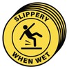 Anobell 5 Pack Slippery When Wet Stickers 18 Inch Self-Adhesive