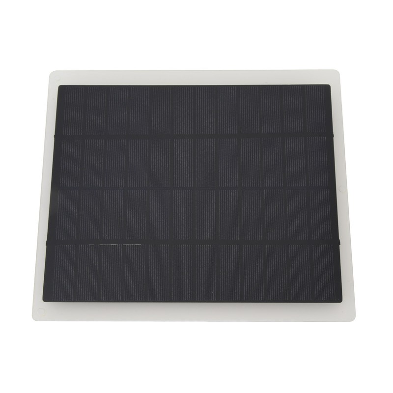 Solar Panel Fan 10W Exhaust Fan Dual Layer Metal Shell