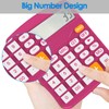 Helect Calculator, Standard Function Desktop Calculator (Plum)