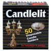 Candlelit Aluminum Candle Holders - Disposable - 50 Pcs.