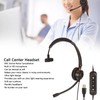 Call Center Headset ENC Active Noise Cancellation Single Ear Customer