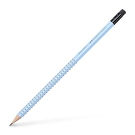 Faber-Castell 217274 Pencil Grip Graphite with Rubber B Sky Blue