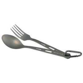 mont-bell 1124345 Fork Set, Titanium Spoon & Fork Set