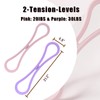 Figure 8 Resistance Bands,2 Packs Silicone Stretch Bands for Women