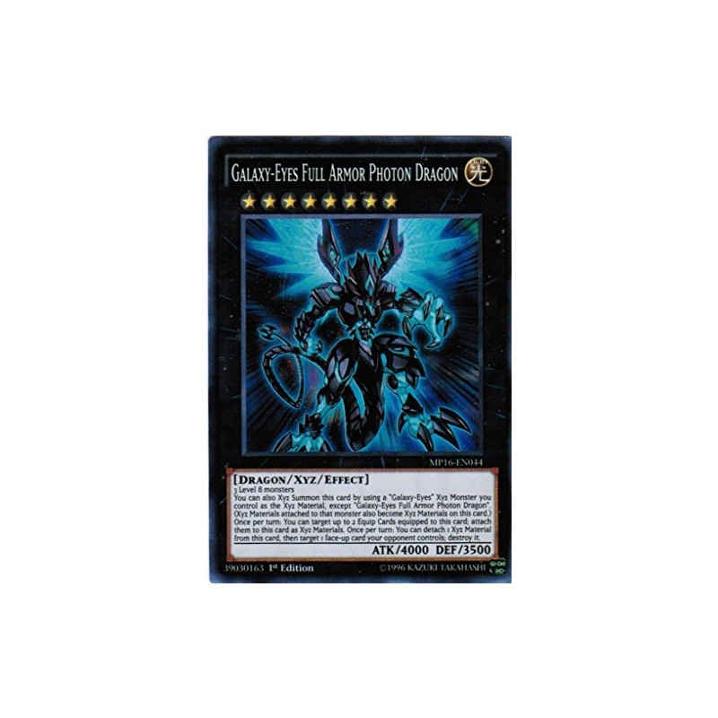 Yugioh Galaxy-Eyes Full Armor Photon Dragon MP16-EN044 Super NM! ^G#fbhre-h4