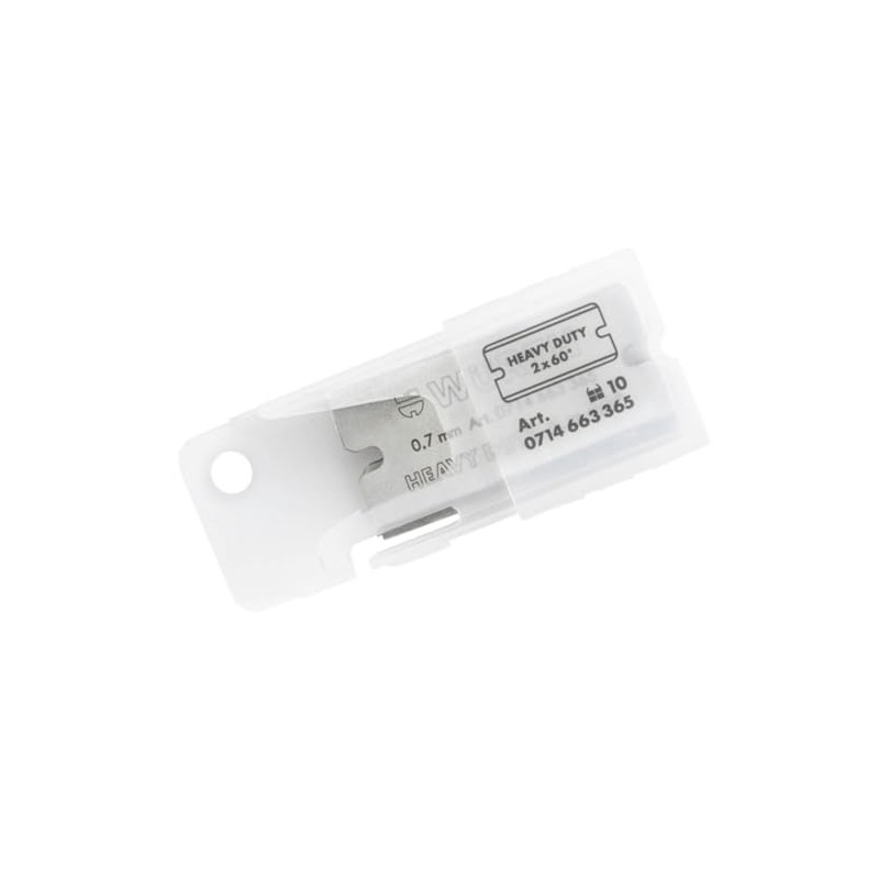 Würth 10x Scraper Blades Heavy Duty 2 x 60° Scraper