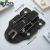 2 Pack Small Hasp Latches for Wooden Boxes Toggle Tool