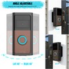 Anti-Theft Doorbell Mount with Adjustable Angle(45-135 Degrees),Upgraded Steel Metal Bracket