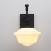 Pathson Vintage Milk White Wall Sconce, On Off Switch Design,