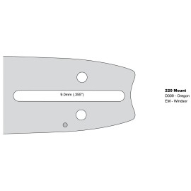 Laser Forestry Master Bar 20" Chainsaw Bar and Chain fits Husqvarna Saws 3/8" x .058 x 72DL