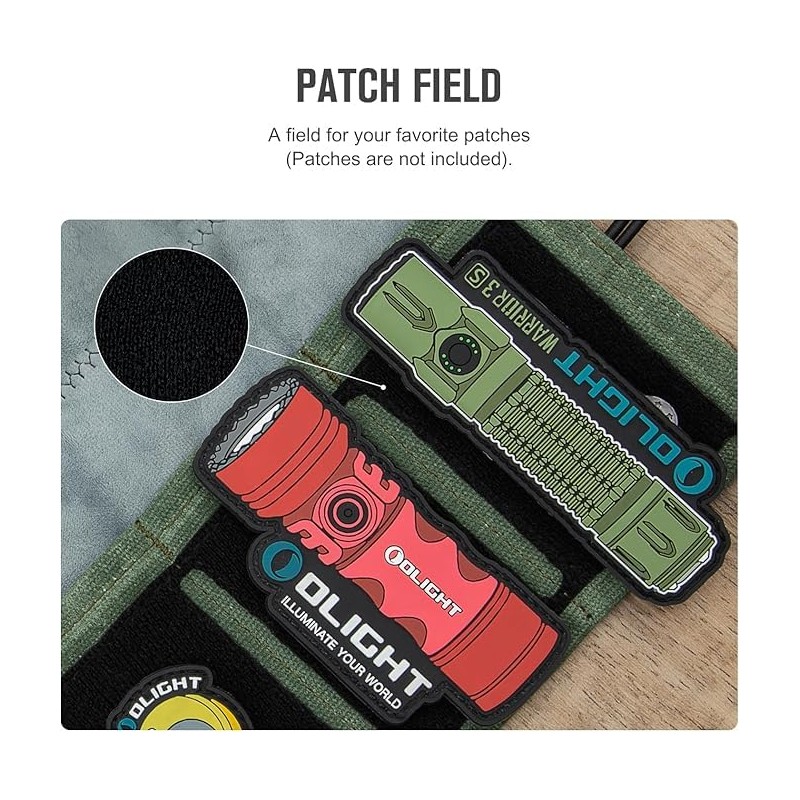 OKNIFE Exploit Mini Tactical EDC Pouch, Multifunctional Flashlight Knife Bag,