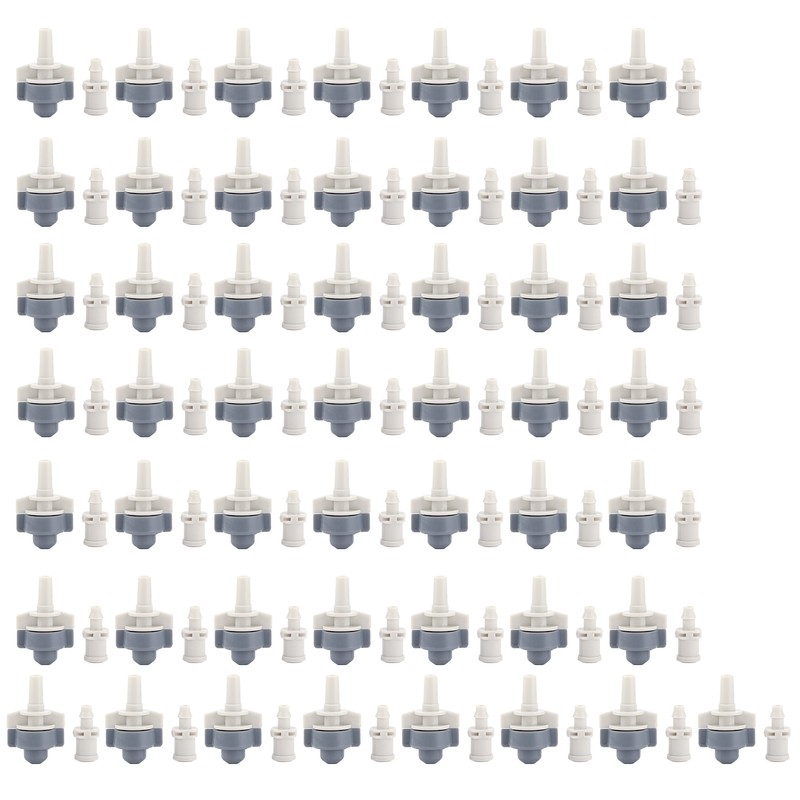 50Pcs Single Outlet Sprinkler with 50Pcs Inner Cone Large Single