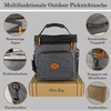 Insulated Cooler Bag Foldable - Waterproof, Leak-proof Lunch Bag with