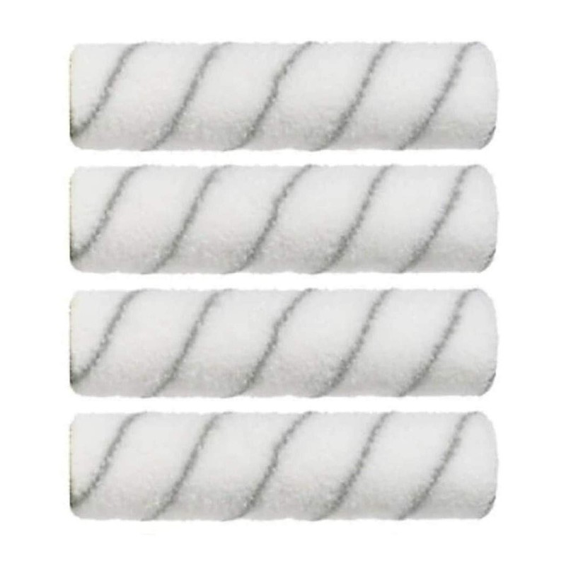 Paint Roller Covers, 4 Pack. 9" Roller Sleeves, DIY Covers