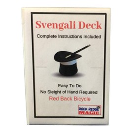Rock Ridge Svengali Deck, Different Force Cards (Red, 1 Pack (2 Decks))
