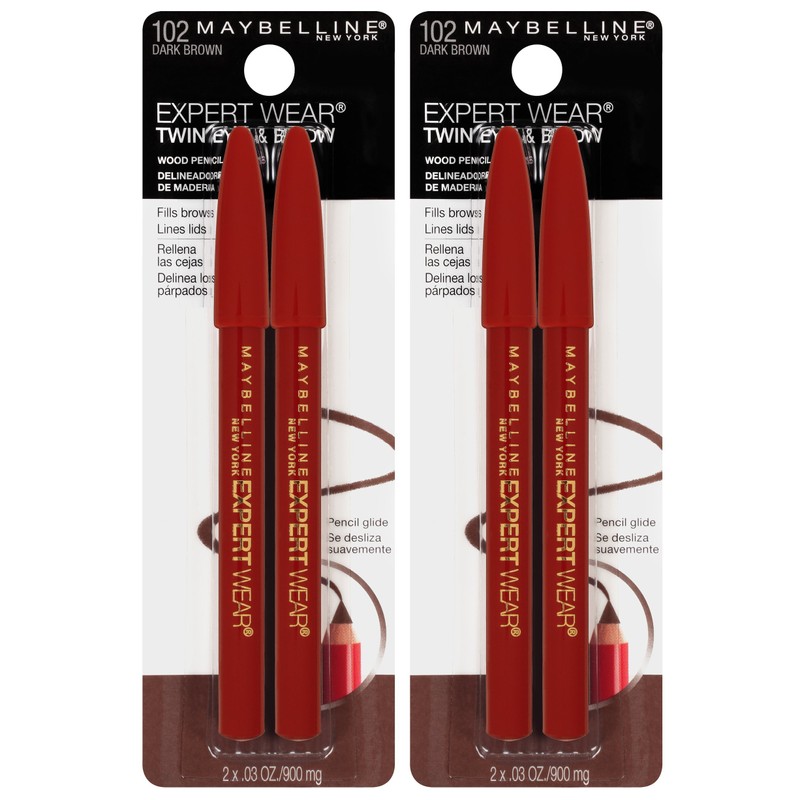 Maybelline Makeup Expert Wear Lpices para cejas y delineador de